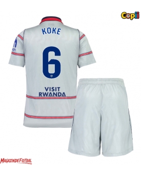 Atletico Madrid Koke #6 Echipament de Fotbal Replică 2026-27 Copii Treilea (+ Șorturi)